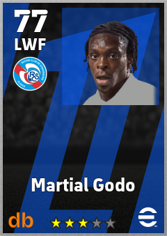 Martial Godo — LWF, OVR 77, MAX 77