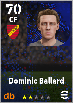 Dominic Ballard eFootball player card