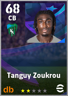 Tanguy Zoukrou eFootball player card