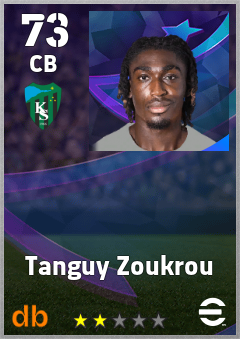 Tanguy Zoukrou eFootball player card