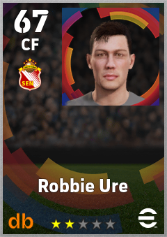Robbie Ure — CF, OVR 67, MAX 67