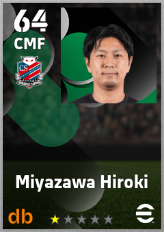 Miyazawa Hiroki eFootball player card