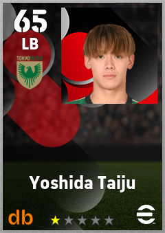Yoshida Taiju — LB, OVR 65, MAX 65