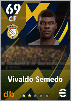 Vivaldo Semedo — CF, OVR 69, MAX 69