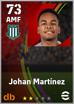 Johan Martínez — AMF, OVR 73, MAX 73