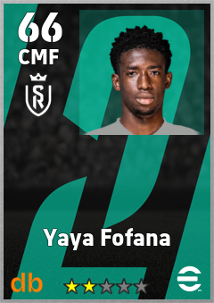 Yaya Fofana — CMF, OVR 66, MAX 66