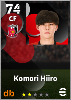 Komori Hiiro — CF, OVR 74, MAX 74