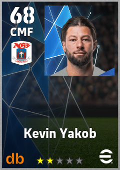 Kevin Yakob eFootball player card