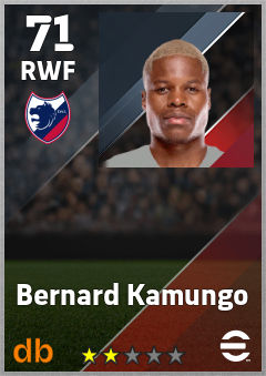 Bernard Kamungo — RWF, OVR 71, MAX 71
