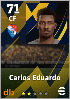 Carlos Eduardo — CF, OVR 71, MAX 71