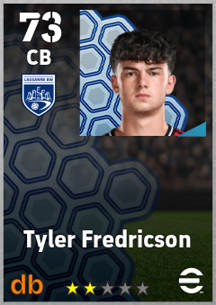 Tyler Fredricson eFootball player card