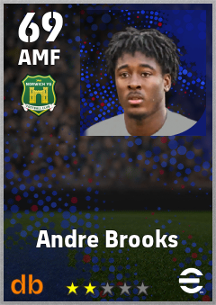 Andre Brooks — AMF, OVR 69, MAX 69