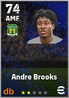Andre Brooks eFootball player card