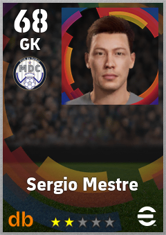 Sergio Mestre eFootball player card