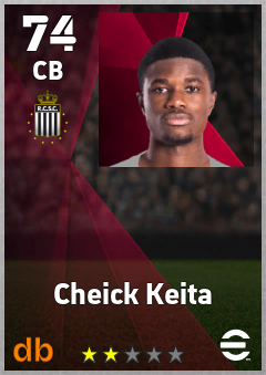 Cheick Keita — CB, OVR 74, MAX 74