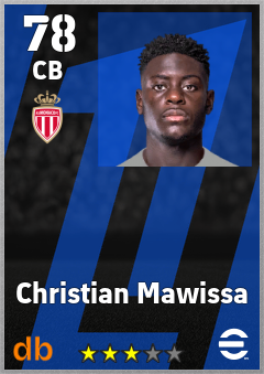 Christian Mawissa — CB, OVR 78, MAX 78