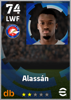Alassán eFootball player card