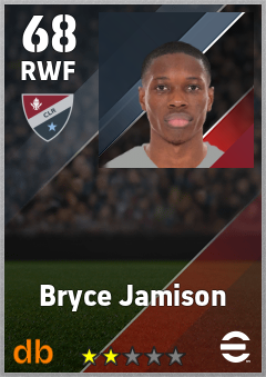 Bryce Jamison — RWF, OVR 68, MAX 68