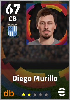 Diego Murillo — CB, OVR 67, MAX 67