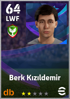 Berk Kızıldemir — LWF, OVR 64, MAX 64