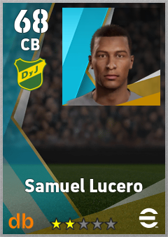 Samuel Lucero — CB, OVR 68, MAX 68