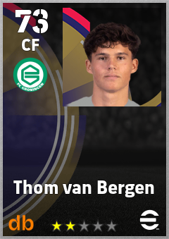 Thom van Bergen eFootball player card