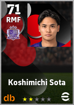 Koshimichi Sota — RMF, OVR 71, MAX 71