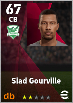 Siad Gourville — CB, OVR 67, MAX 67