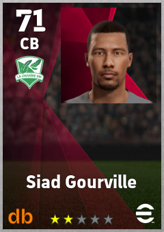 Siad Gourville — CB, OVR 71, MAX 71