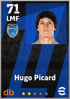 Hugo Picard — LMF, OVR 71, MAX 71