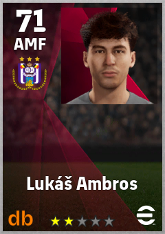 Lukáš Ambros — AMF, OVR 71, MAX 71