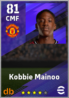 Kobbie Mainoo — CMF, OVR 81, MAX 81