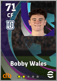 Bobby Wales eFootball player card
