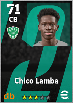 Chico Lamba — CB, OVR 71, MAX 71