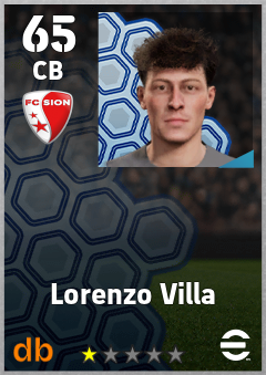 Lorenzo Villa — CB, OVR 65, MAX 65