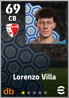 Lorenzo Villa — CB, OVR 69, MAX 69