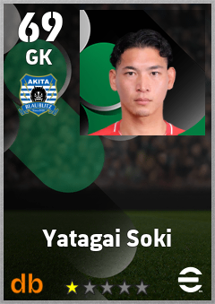 Yatagai Soki — GK, OVR 69, MAX 69