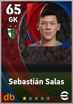 Sebastián Salas — GK, OVR 65, MAX 65