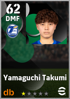 Yamaguchi Takumi — DMF, OVR 62, MAX 62