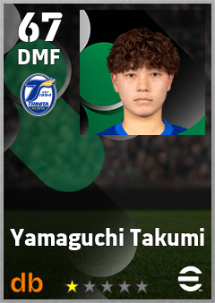 Yamaguchi Takumi — DMF, OVR 67, MAX 67