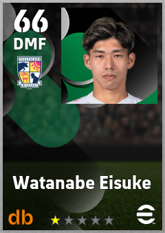 Watanabe Eisuke eFootball player card