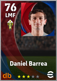 Daniel Barrea eFootball player card