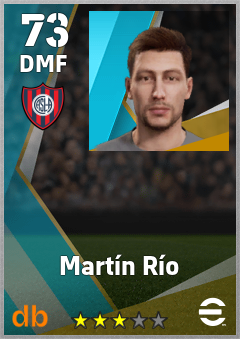 Martín Río — DMF, OVR 73, MAX 73