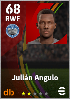 Julián Angulo — RWF, OVR 68, MAX 68