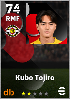 Kubo Tojiro — RMF, OVR 74, MAX 74