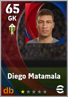 Diego Matamala — GK, OVR 65, MAX 65