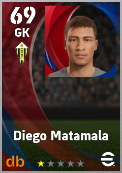 Diego Matamala — GK, OVR 69, MAX 69