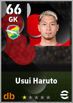 Usui Haruto eFootball player card