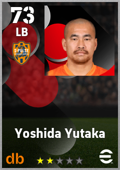 Yoshida Yutaka — LB, OVR 73, MAX 73