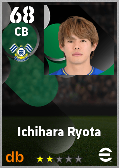 Ichihara Ryota — CB, OVR 68, MAX 68